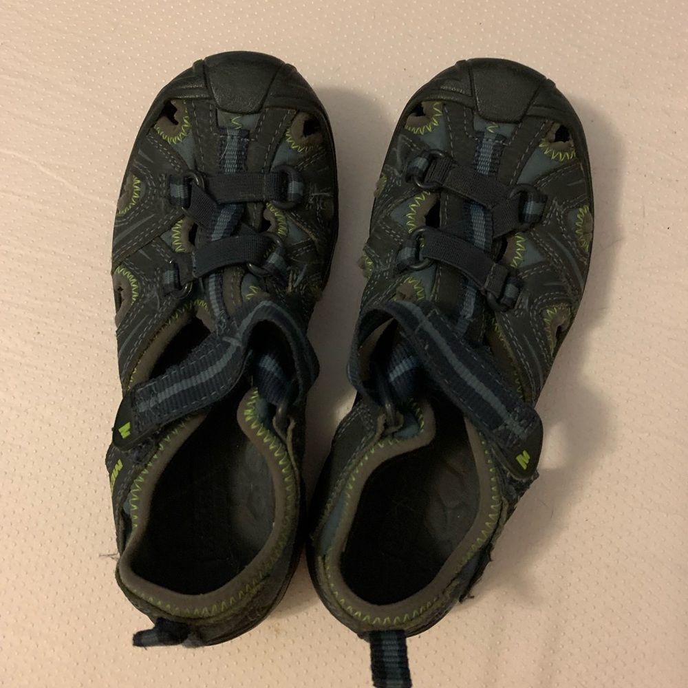 Merrell Hydro Hiker Waterproof Navy Hiking Shoes Toddler size 13